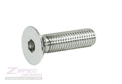 ZSPEC M10-1.5x40mm Flat-Head FHSC Fasteners, Stainless, Per Each