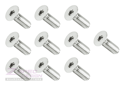 ZSPEC M4-0.7x12mm Fasteners, FHSC, Stainless Steel SUS304, 10-Pack