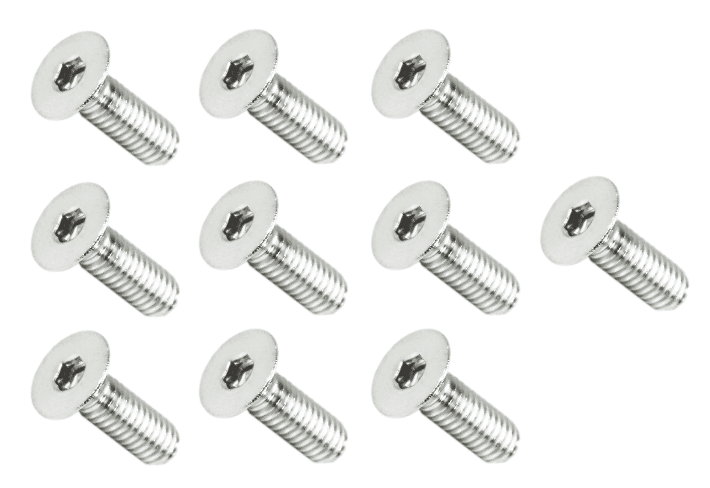 ZSPEC M4-0.7x16mm Fasteners, FHSC, Stainless Steel SUS304, 10-Pack