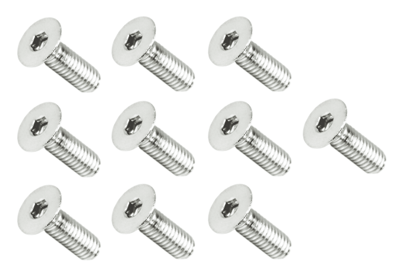 ZSPEC M4-0.7x16mm Fasteners, FHSC, Stainless Steel SUS304, 10-Pack