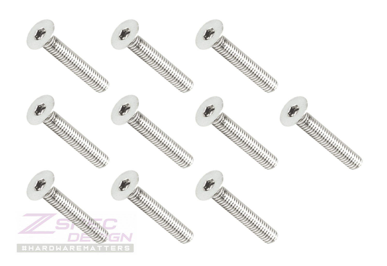 ZSPEC M4-0.7x25mm Fasteners, FHSC, Stainless Steel SUS304, 10-Pack
