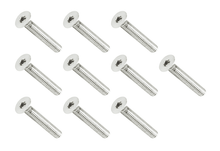 ZSPEC M4-0.7x25mm Fasteners, FHSC, Stainless Steel SUS304, 10-Pack