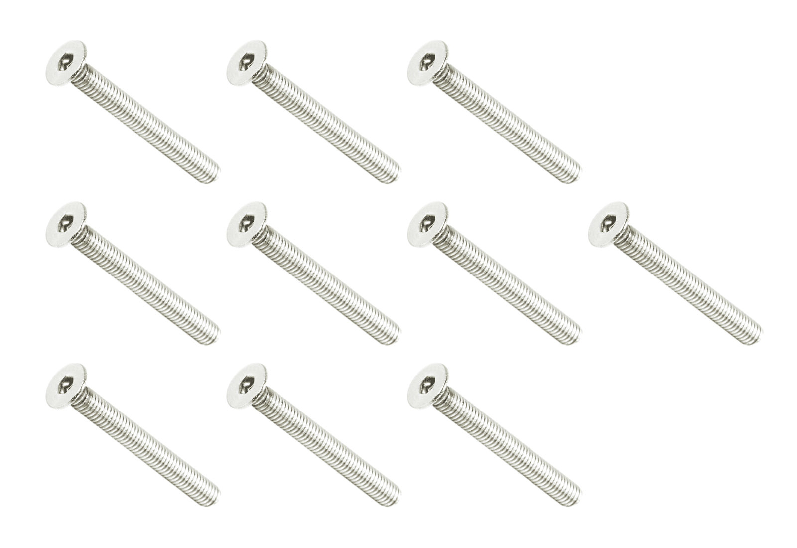 ZSPEC M4-0.7x35mm Fasteners, FHSC, Stainless Steel SUS304, 10-Pack