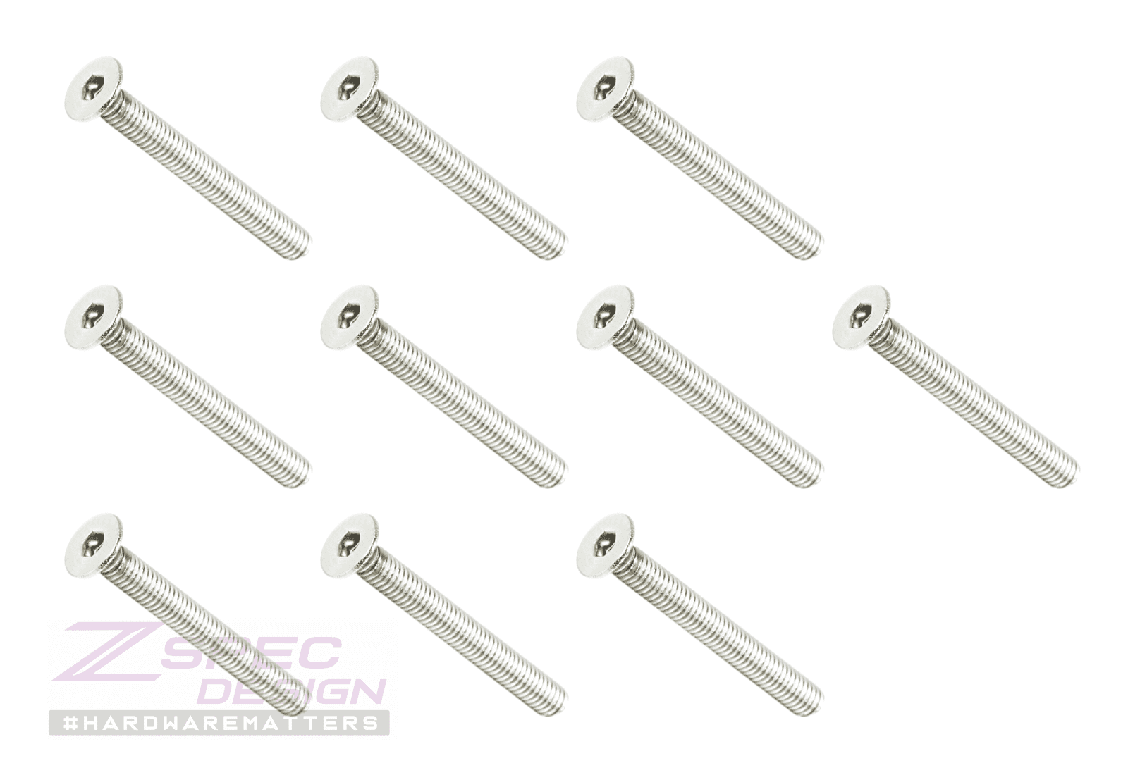 ZSPEC M4-0.7x35mm Fasteners, FHSC, Stainless Steel SUS304, 10-Pack