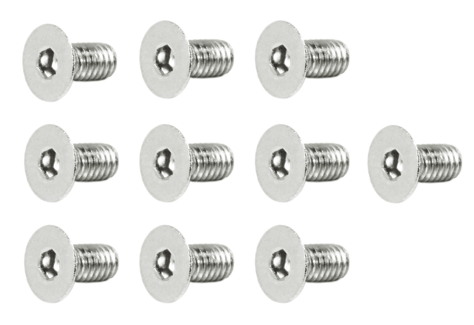 ZSPEC M4-0.7x8mm Fasteners, FHSC, Stainless Steel SUS304, 10-Pack