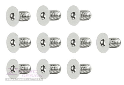 ZSPEC M4-0.7x8mm Fasteners, FHSC, Stainless Steel SUS304, 10-Pack