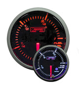 2-1/16" Premium Amber / White Fuel Level Gauge