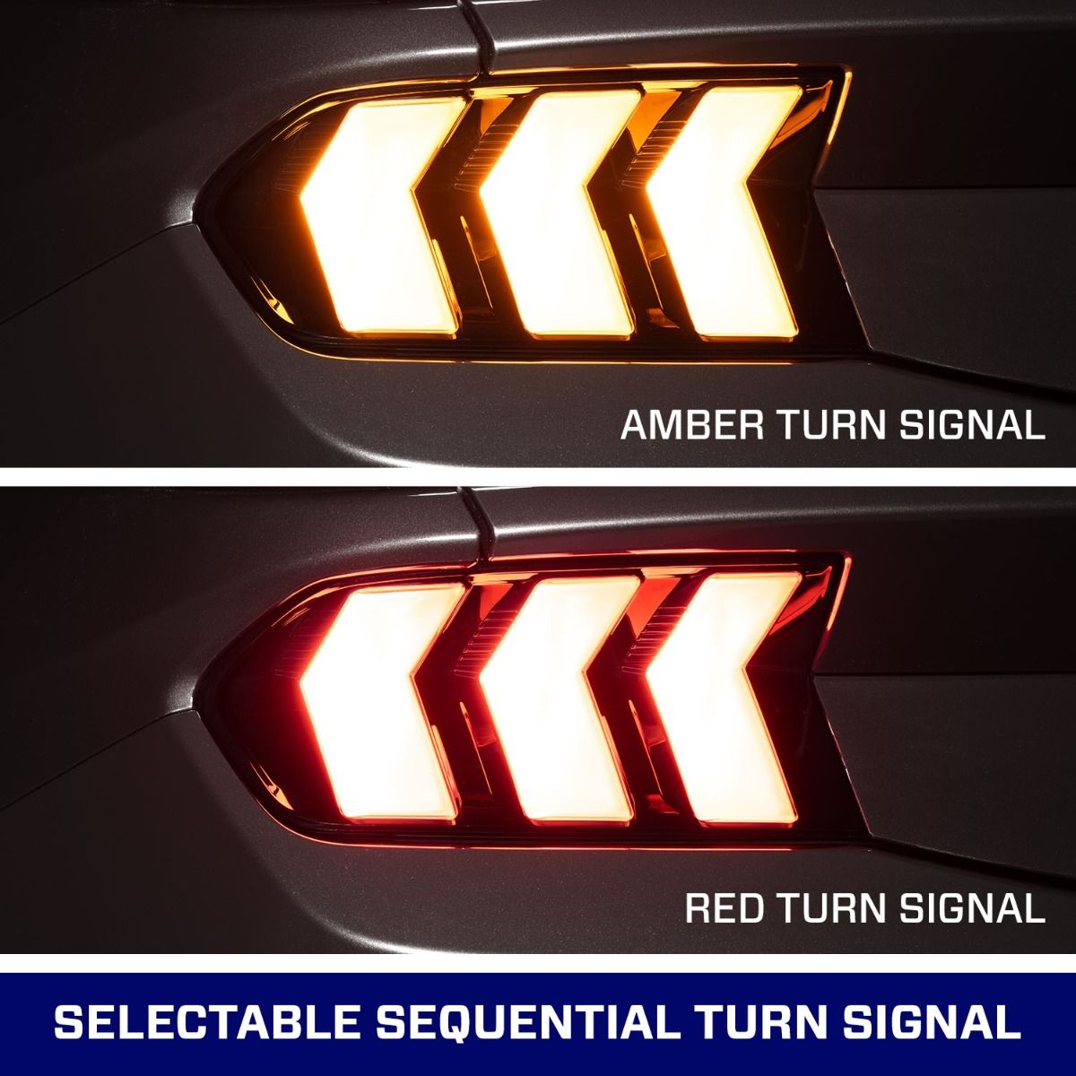 2024-2025 Ford Mustang Clear Tail Lights