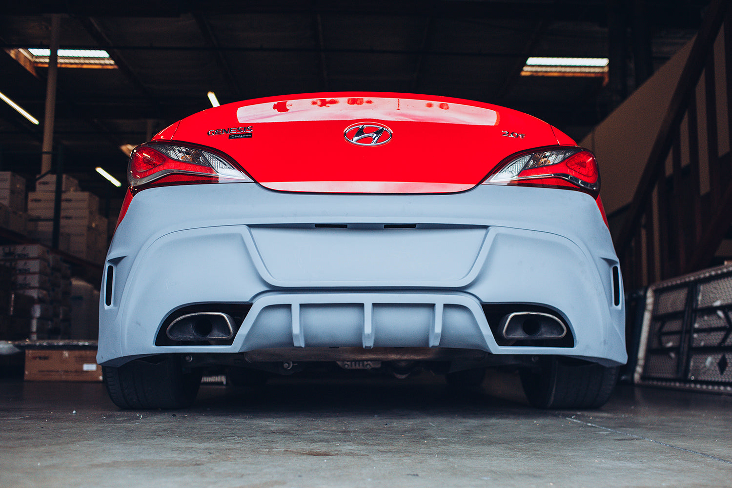 2010-2016 Hyundai Genesis Coupe Solus Rear Bumper