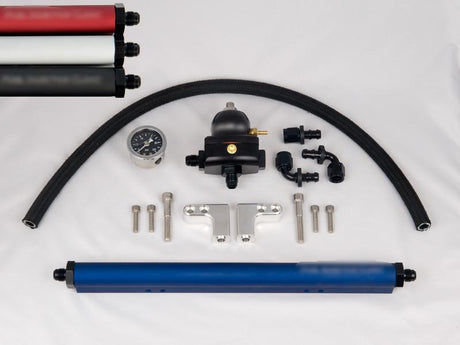 Fuel Injector Clinic Complete DSM Fuel Rail Kit with -6 AN Fittings / FKT DSM -6