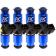 Fuel Injector Clinic Injector Set | 1650cc FIC Mitsubishi DSM 420a High-Z (IS123-1650H)