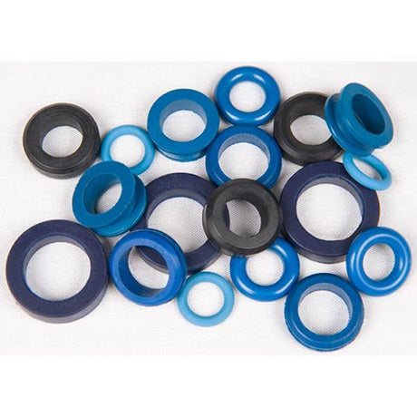 Fuel Injector Clinic Complete Bluemax 4 Cyl Seal Kit with Viton Lower Seal | DSM/Evo (SLK 125/6x4)