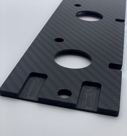 JDC "Show Series" Carbon Fiber Coil On Plug Mounting Plate (Evo 4-9)