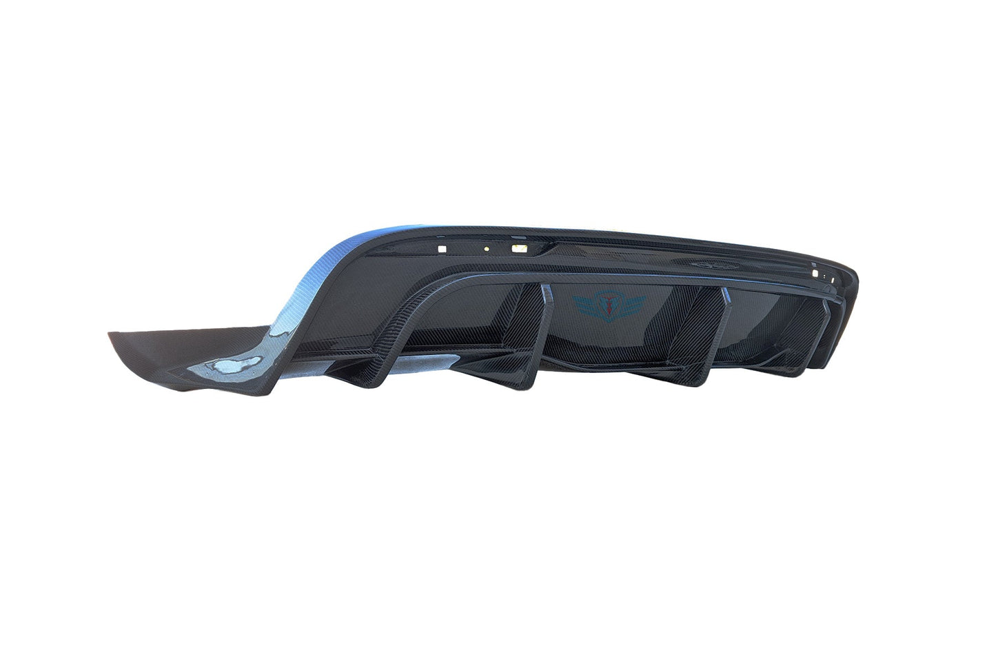 Tesla Model Y Genuine Carbon Fiber SHX Full Replacement Rear Diffuser | FYBR Aerodynamics