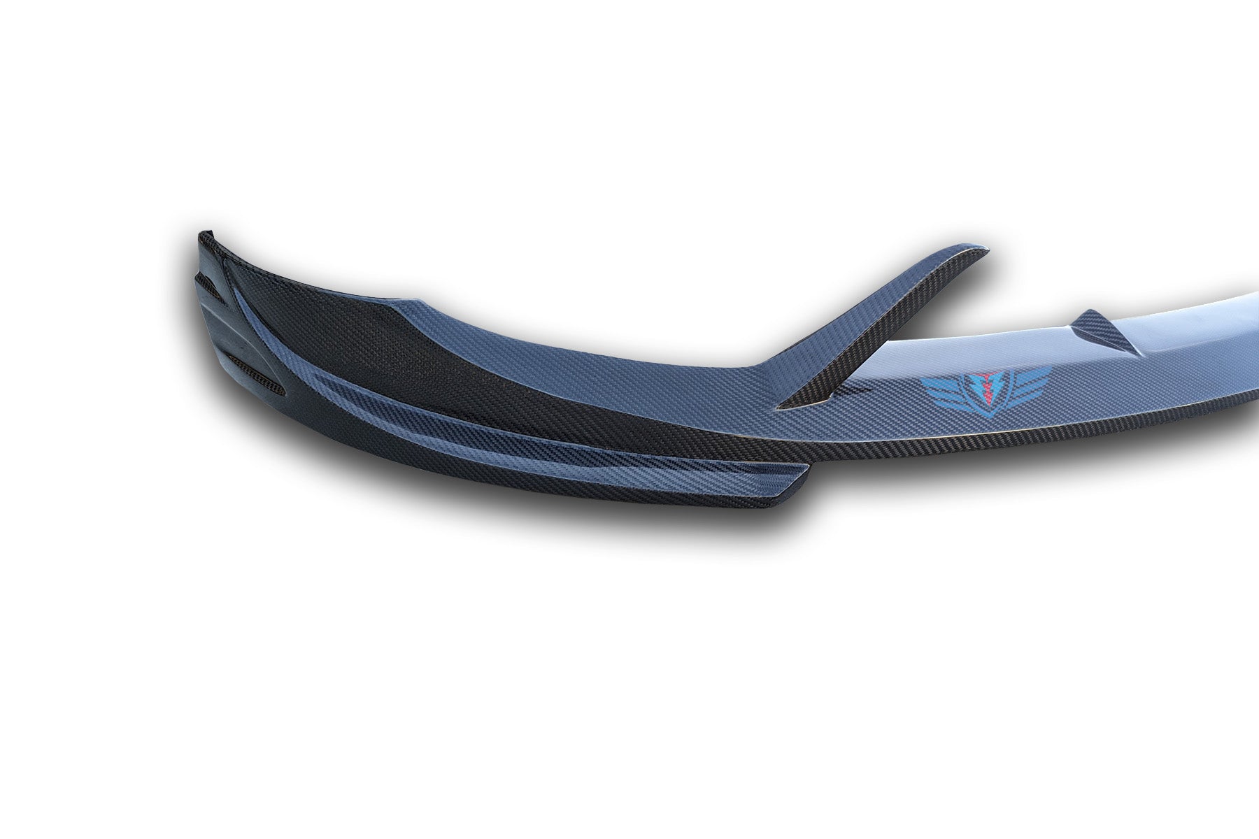 Tesla Model Y Genuine Carbon Fiber SHX Front Lip | FYBR Aerodynamics