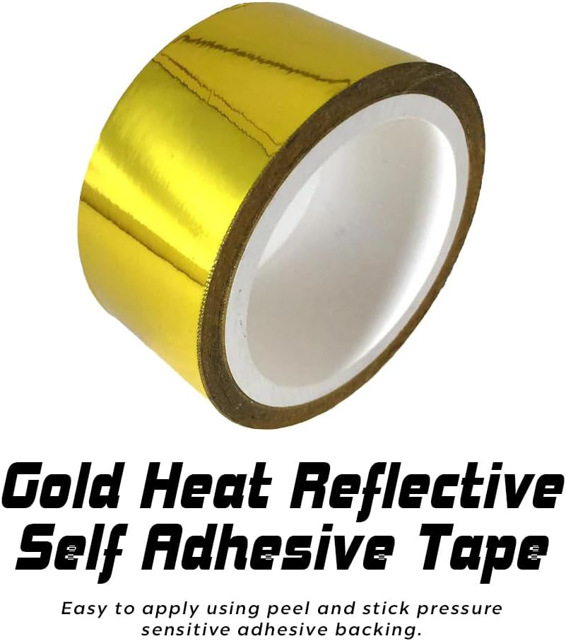 Gold Heat Reflective Self Adhesive Tape 30 Feet x 2 Inches wide
