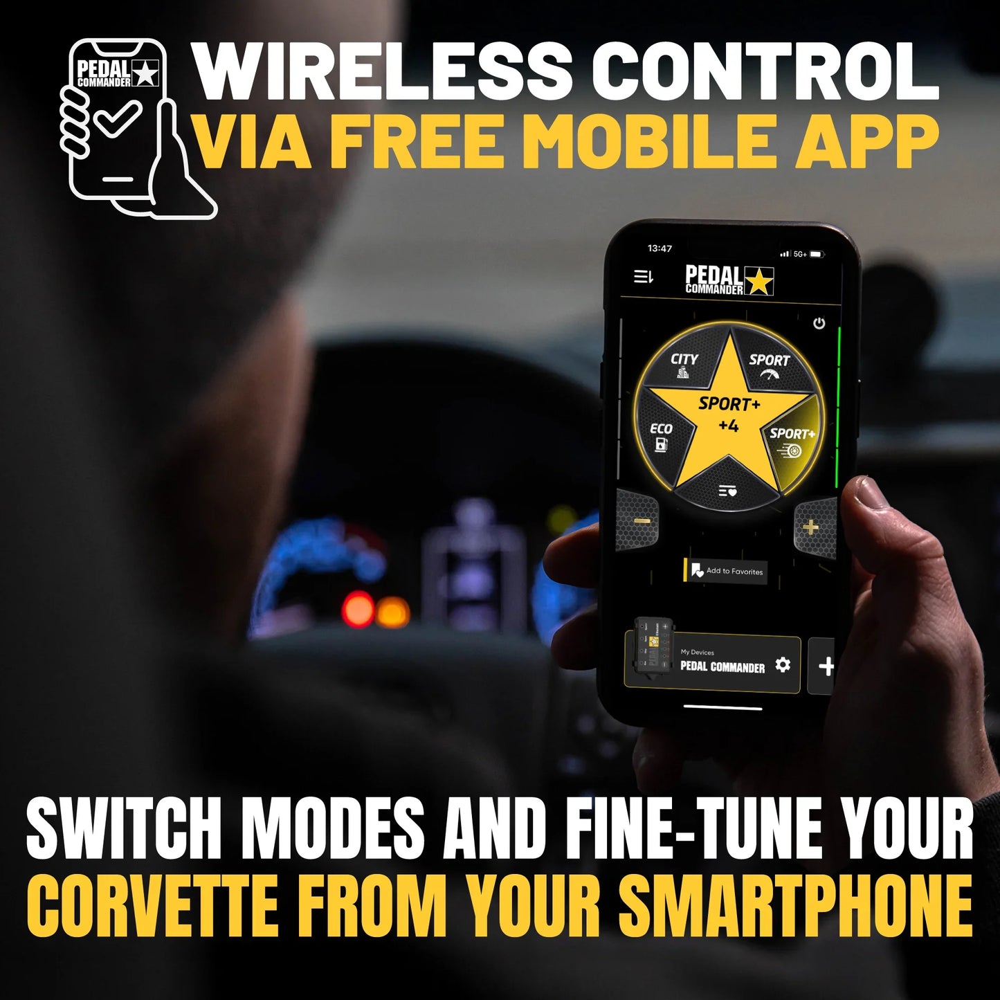 Pedal Commander for Chevrolet Corvette