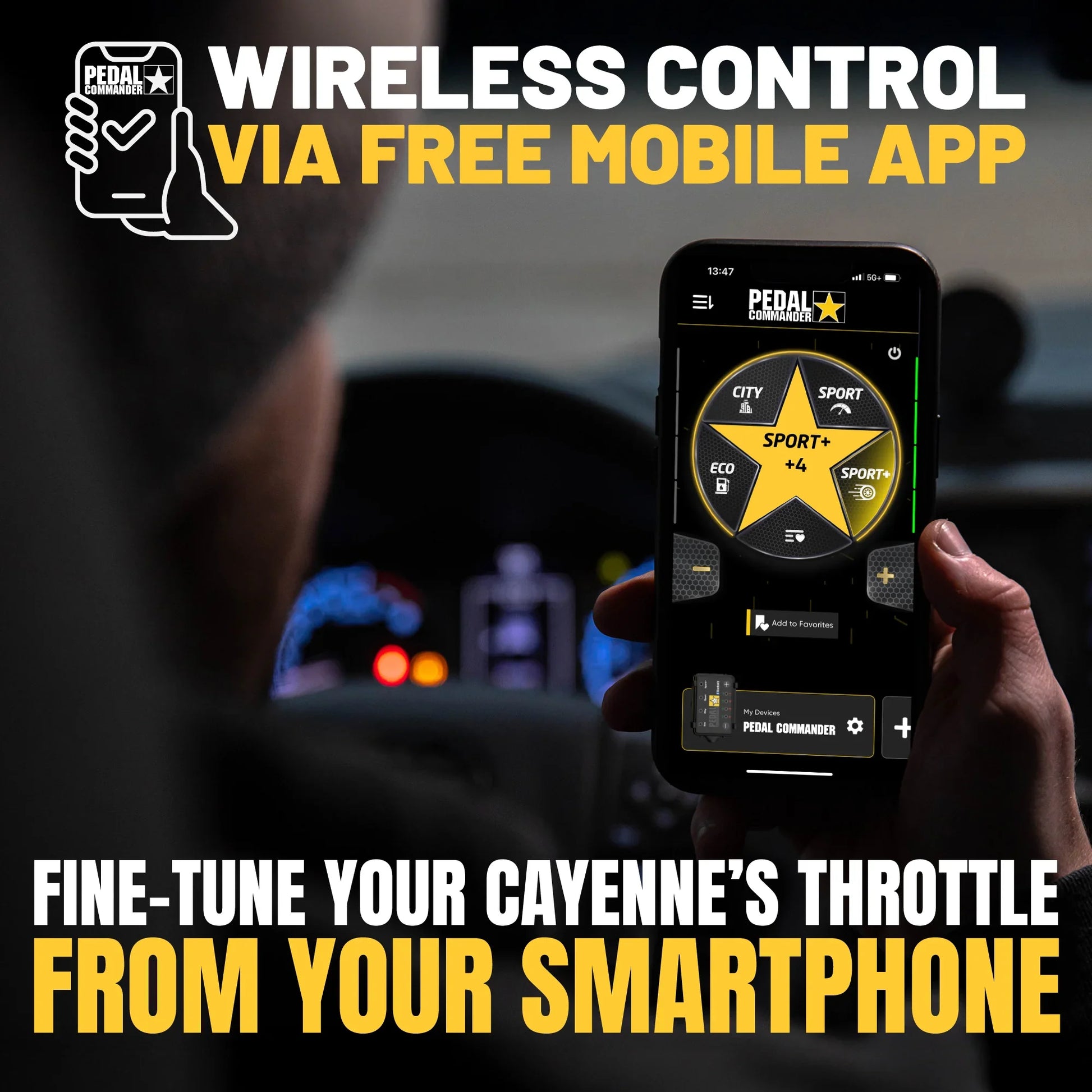 Pedal Commander for Porsche Cayenne