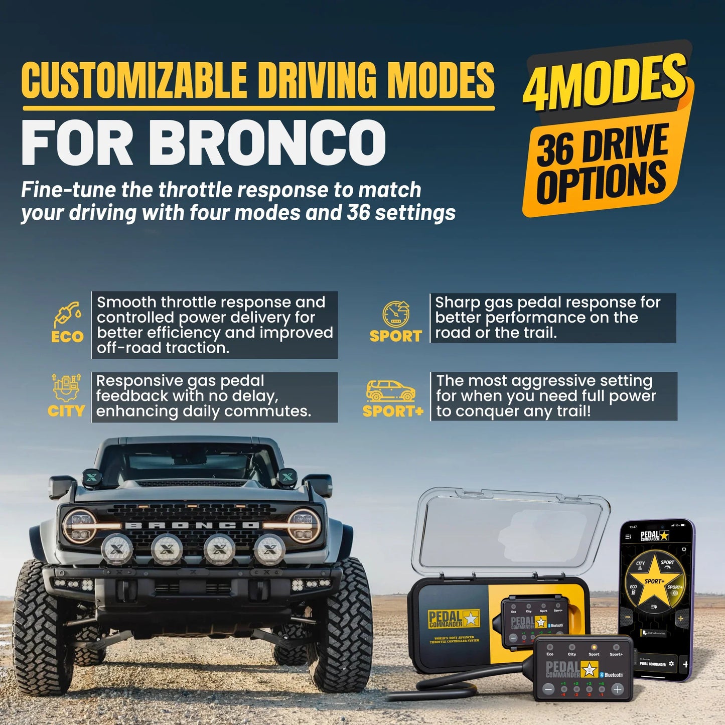 Pedal Commander for Ford Bronco