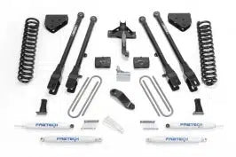Fabtech 4" 4Link Sys W/Coils & Perf Shks 2008-16 Ford F250/F350 4Wd Ford 2008-2016