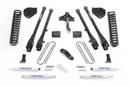 Fabtech 6" 4Link Sys W/Coils & Perf Shks 2019 Ford F450/F550 4Wd Diesel