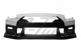 N-Tune Kit C: V2 Front Bumper & Front Splitter Package FRP and Carbon Fiber Nissan GTR R35 2017-2021
