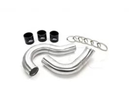Powerhouse Racing 3.0 Hot Side Drop-Down Intercooler Pipes Precision H-Cover Raw Finish
