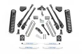 Fabtech 6" 4Link Sys W/Coils & Perf Shks 05-07 Ford F250 4Wd W/Factory Overload Ford F-250 2005-2007