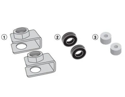 GIVI RP1144KIT Mounting Hardware | Givi RP1144 Honda CRF1000L ’16-’17