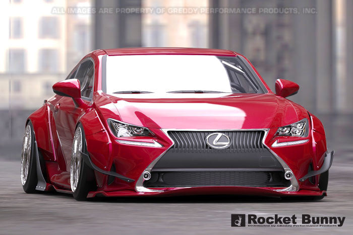 GReddy Rocket Bunny Front Canards | 2015+ Lexus RC F (17010266)