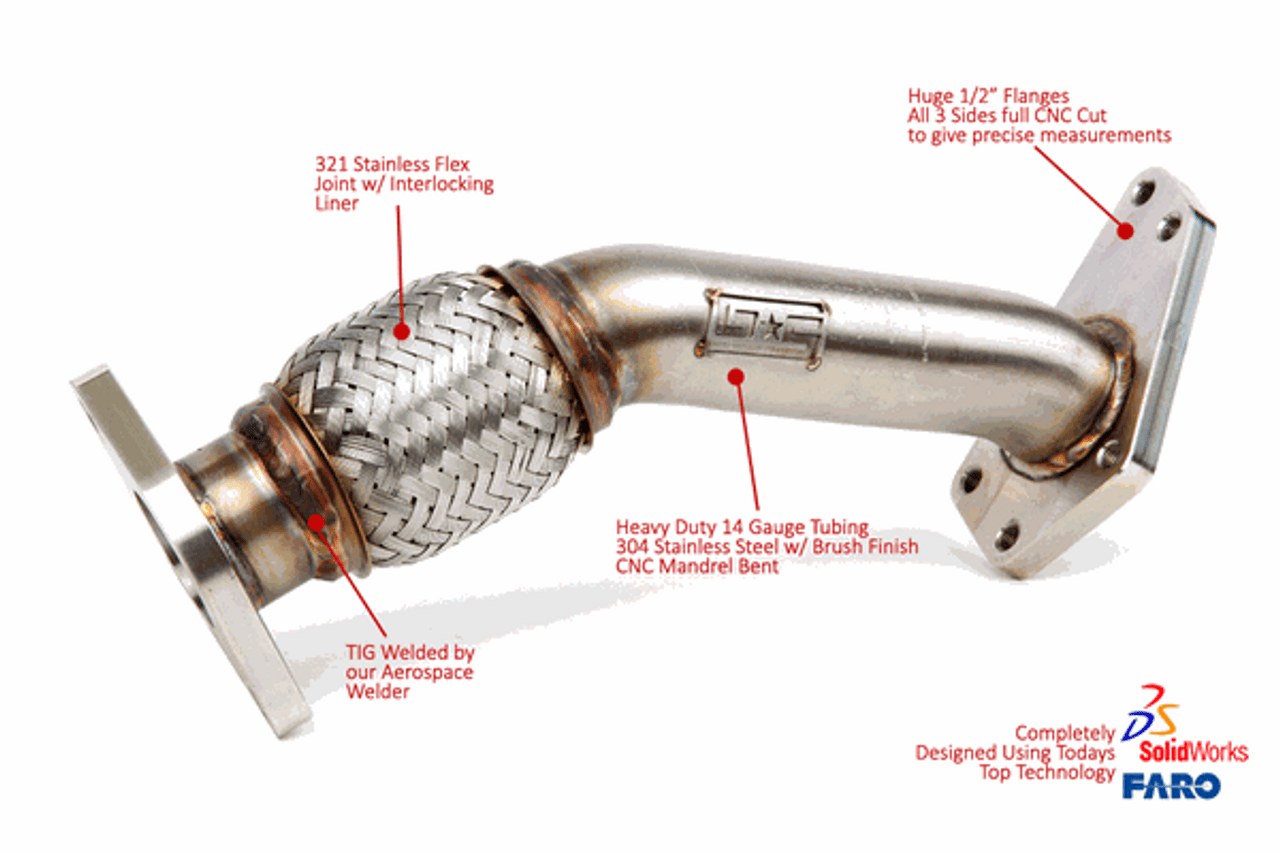 GrimmSpeed Up Pipe 3-Bolt Inlet (WRX/STi/LGT/FXT) 007064