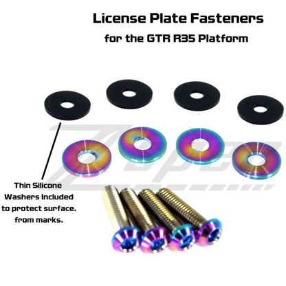 ZSPEC Stage-1 Dress Up Bolts® Fastener Kit for '09-23 Nissan GTR (R35), Titanium & Billet