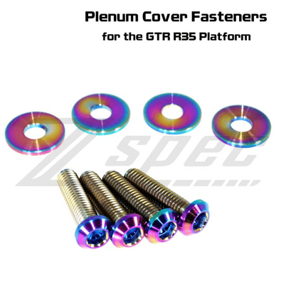 ZSPEC Stage-1 Dress Up Bolts® Fastener Kit for '09-23 Nissan GTR (R35), Titanium & Billet