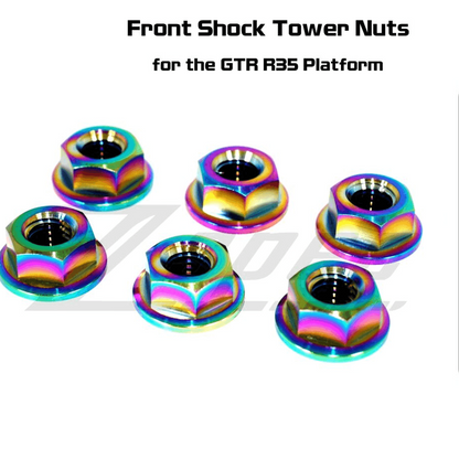ZSPEC Stage-1 Dress Up Bolts® Fastener Kit for '09-23 Nissan GTR (R35), Titanium