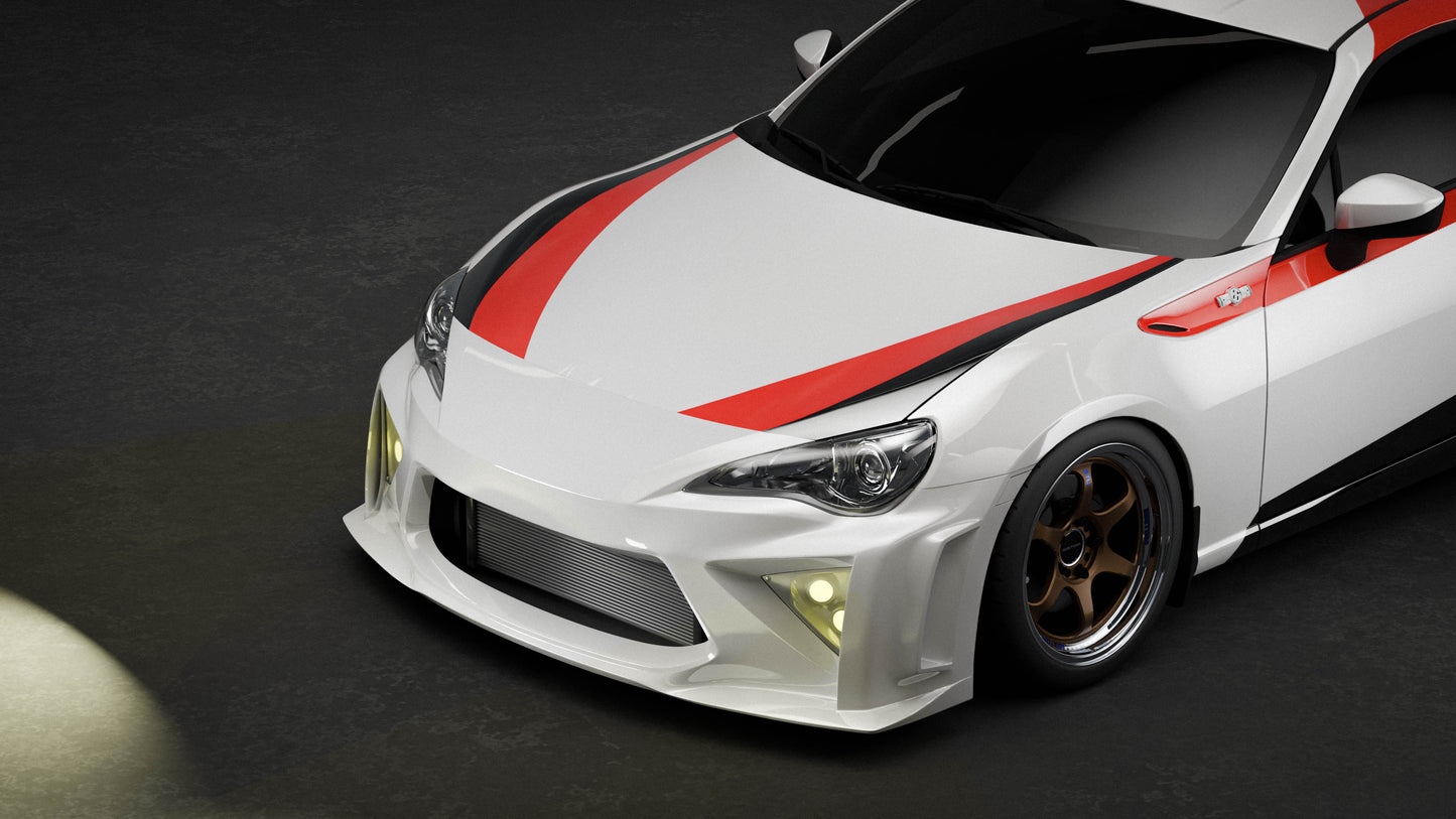 (PRE-ORDER) Front Bumper – Toyota/Scion/Subaru GT86/FRS/BRZ (ZC6 2012-2020)