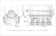 Hi-Ram Intake - GM LS3/L92 - 1 x 105mm GM LS Throttle Body - Longitudinal Mount Plenum Top