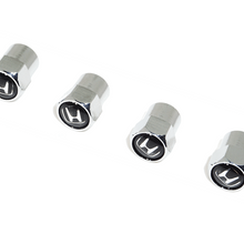 Chrome Valve Stem Tire Caps, Style: Honda
