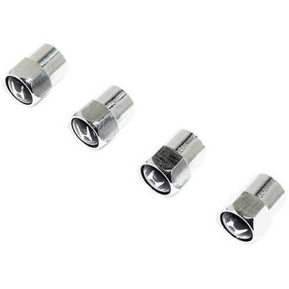 Chrome Valve Stem Tire Caps, Style: Honda
