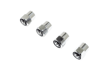 Chrome Valve Stem Tire Caps, Style: Honda