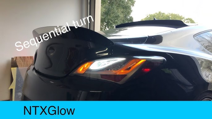 NTXGlow Sequential Turn Eagle Eye Tail Lights (2010-2016 Hyundai Genesis Coupe)