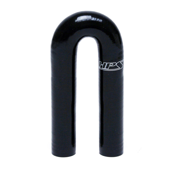 HPS 1-1/4" Silicone 180 Degree U Bend Elbow Coupler Hose, High Temp 4-ply Reinforced (32mm ID)