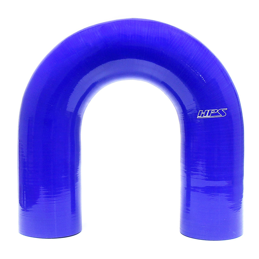 HPS 2-1/4" Silicone 180 Degree U Bend Elbow Coupler Hose, High Temp 4-ply Reinforced (57mm ID)