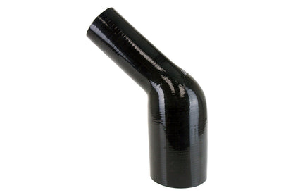 HPS 2-1/2" - 4" Silicone 45 Degree Elbow Reducer Coupler Hose, High Temp 4-ply Reinforced, 63mm - 102mm ID