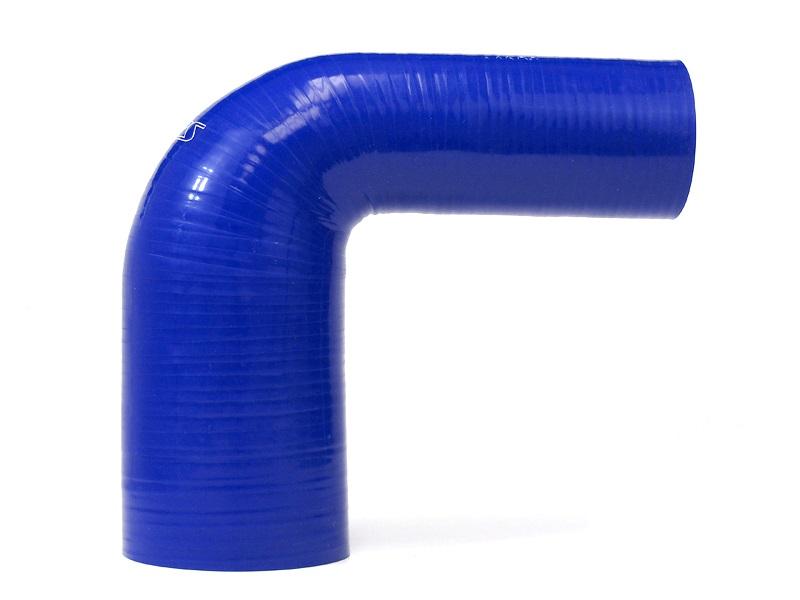 HPS 2-1/4" - 2-3/4" ID, Silicone 90 Degree Elbow Reducer Hose, High Temp 4-ply Reinforced (57mm - 70mm)