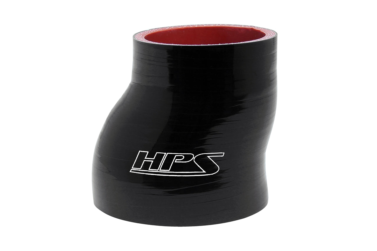 HPS 2-1/2" - 3-1/2" Silicone Offset Reducer Coupler Hose, High Temperature 4-ply Reinforced