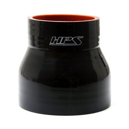 HPS 2-1/4" - 2-1/2", Silicone Straight Reducer Coupler Hose, High Temp 4-ply Reinforced, 57mm - 63mm