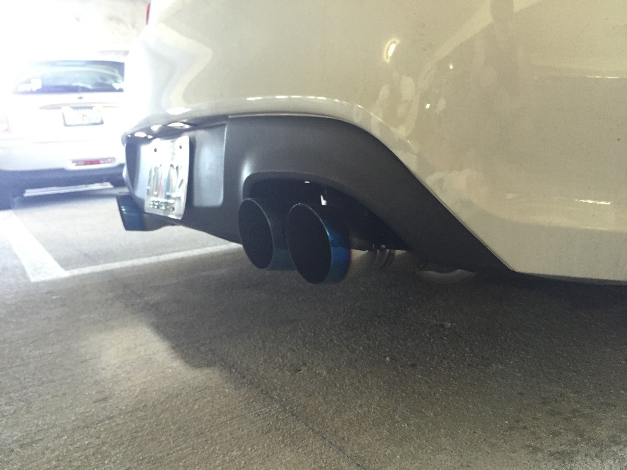 Tsudo quad burnt tips Catback Exhaust for Genesis Coupe V6 3.8L