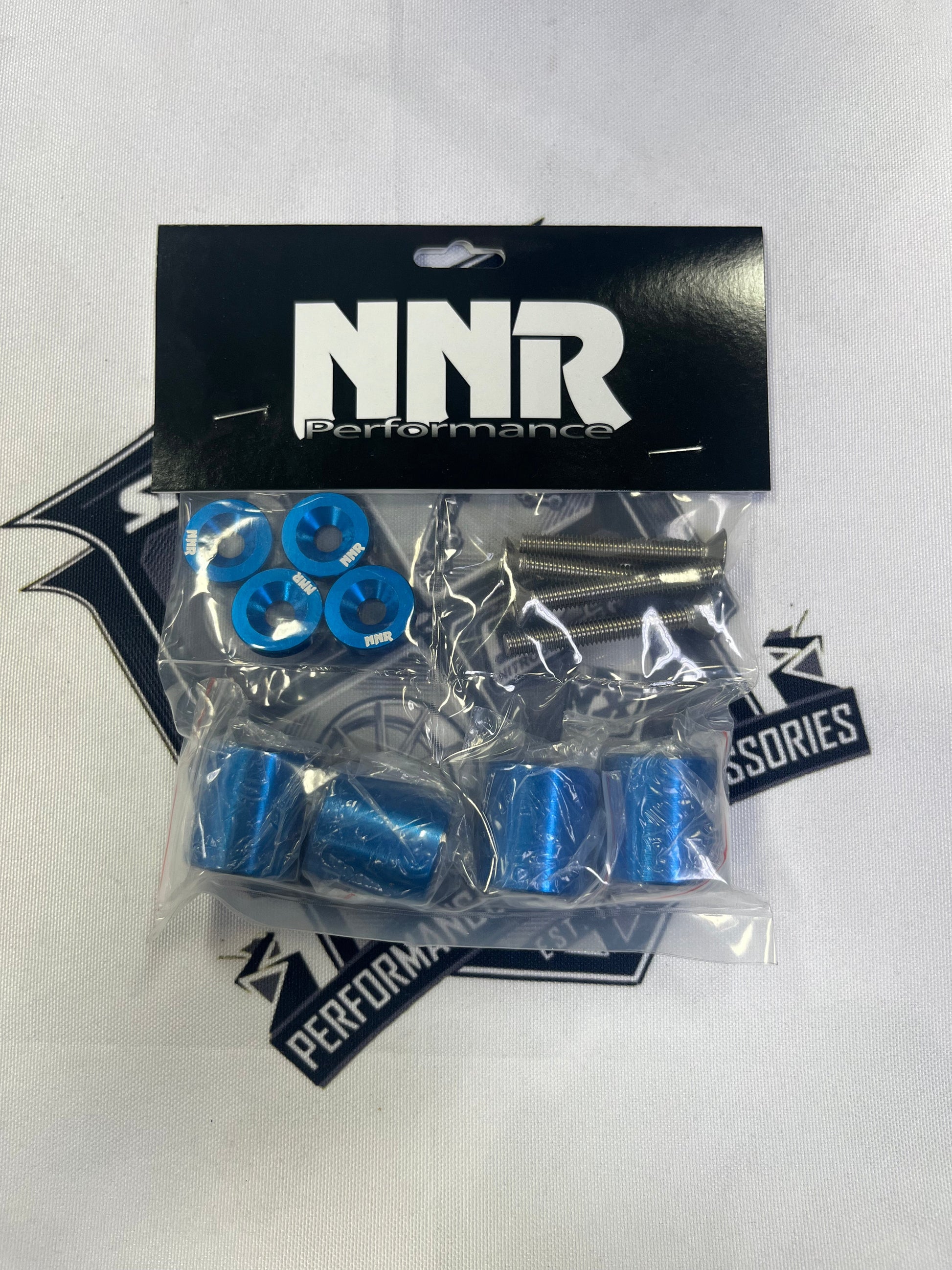 Nnr Hood Spacer Washer Kit For Honda/Acura Blue