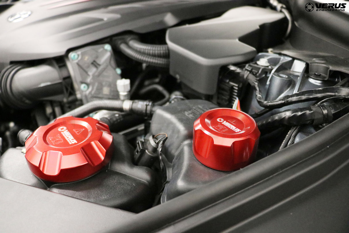 Engine Bay Fluid Cap Kit - Mk5 Toyota Supra