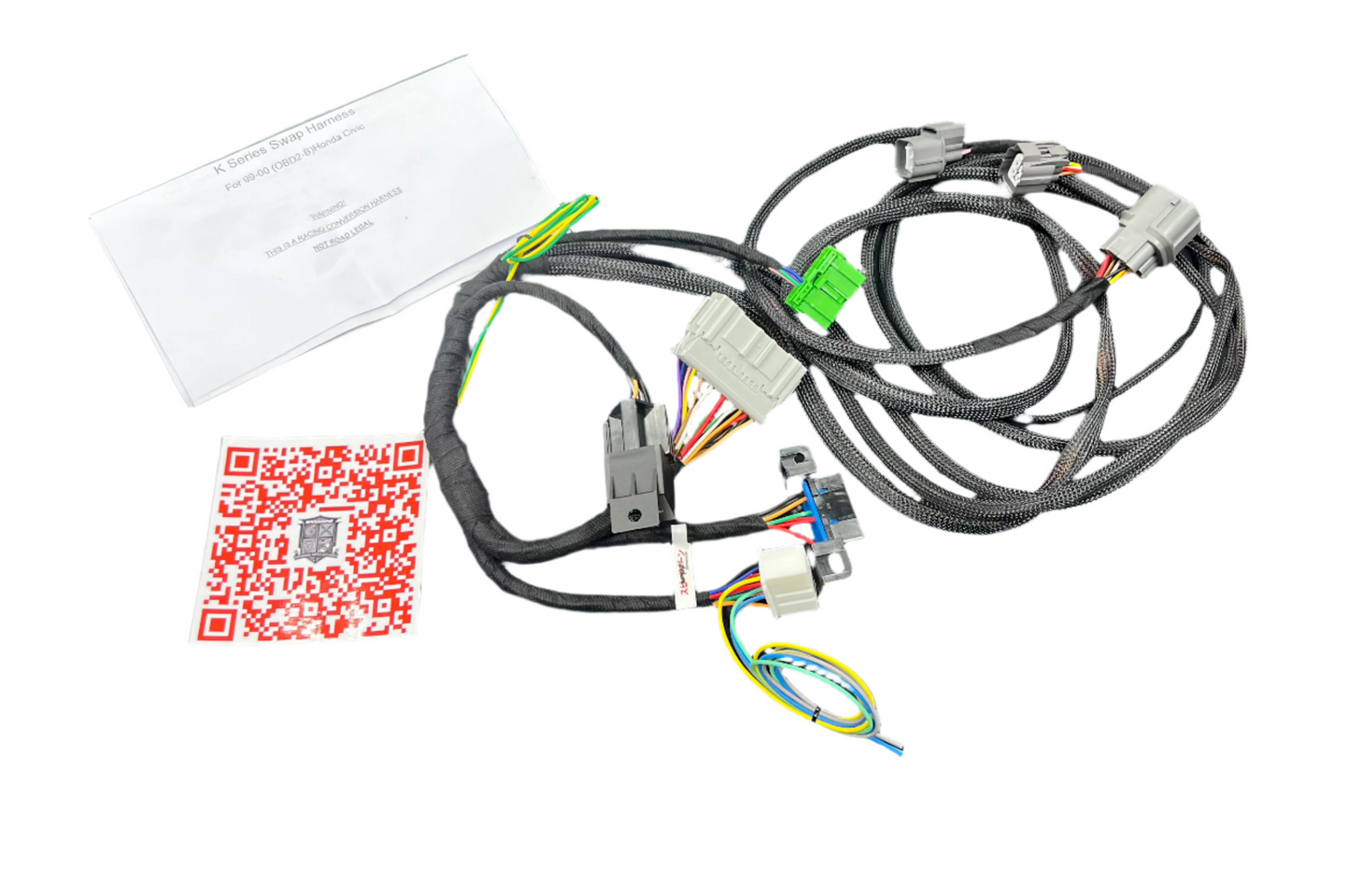 SPDZ1 BWE Honda Civic EK 99-00 OBD2-B K Series Swap Harness Conversion K20 Type R/EP3